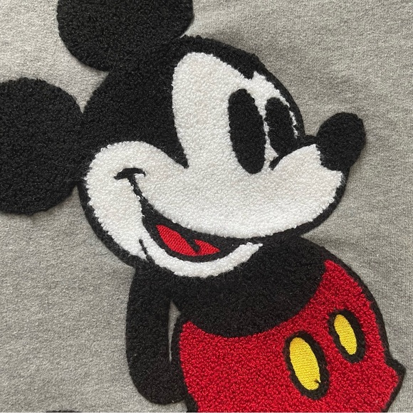 Disney Classic Mickey Mouse Grey Crewneck Sweatshirt - Picture 3 of 8